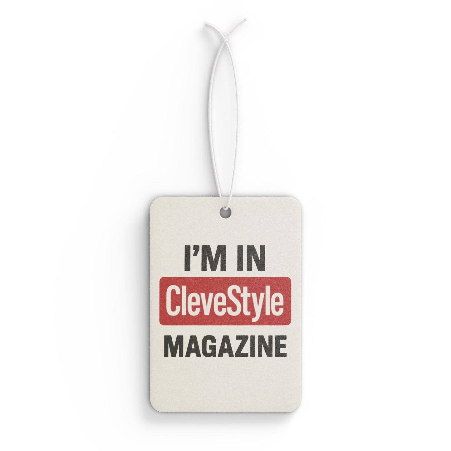 Trendy Car Air Freshener - I'm in CleveStyle Magazine, Cute Car Decor, Gift for Drivers, Fresh Scents for Cars