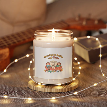 Surviving on Coffee and Chaos Candle | Scented Soy, Morning Chaos Humor