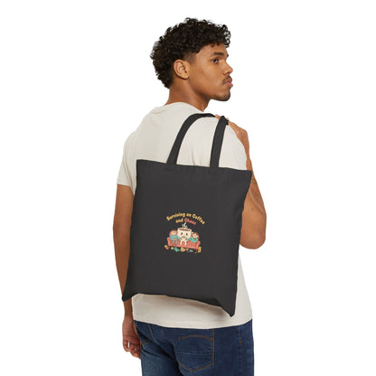 Morning Chaos Mom Tote | Parenting Morning Humor, coffee & kids