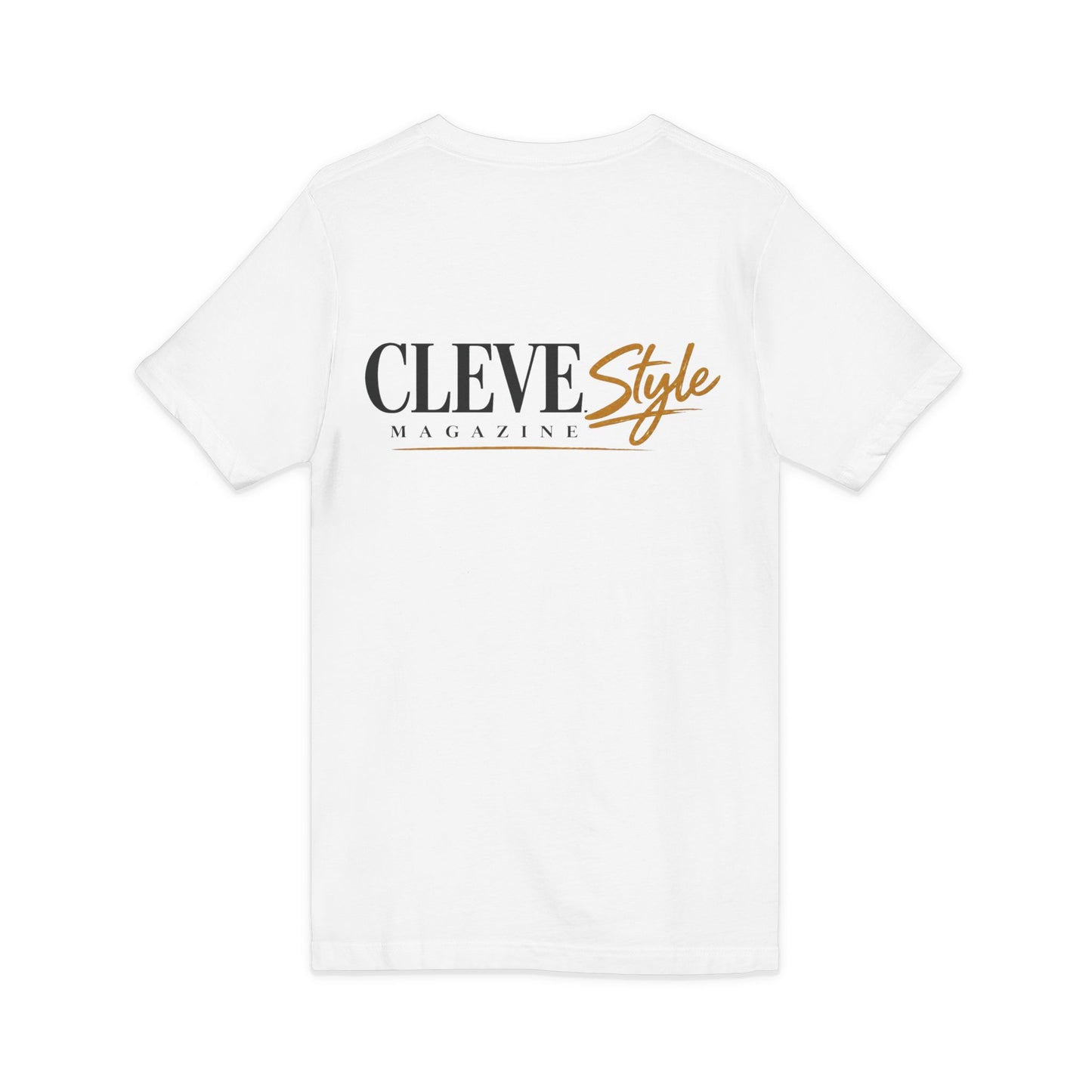 CLEVEStyle Magazine V-Neck Tee — Lifestyle Logo T-Shirt