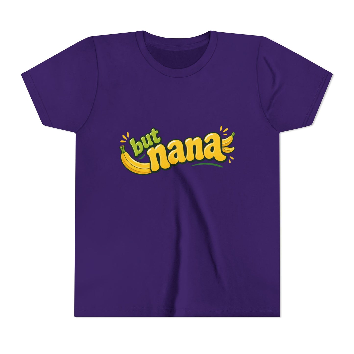 Youth Tee — "But Nana" Cute Banana Graphic Kids Shirt