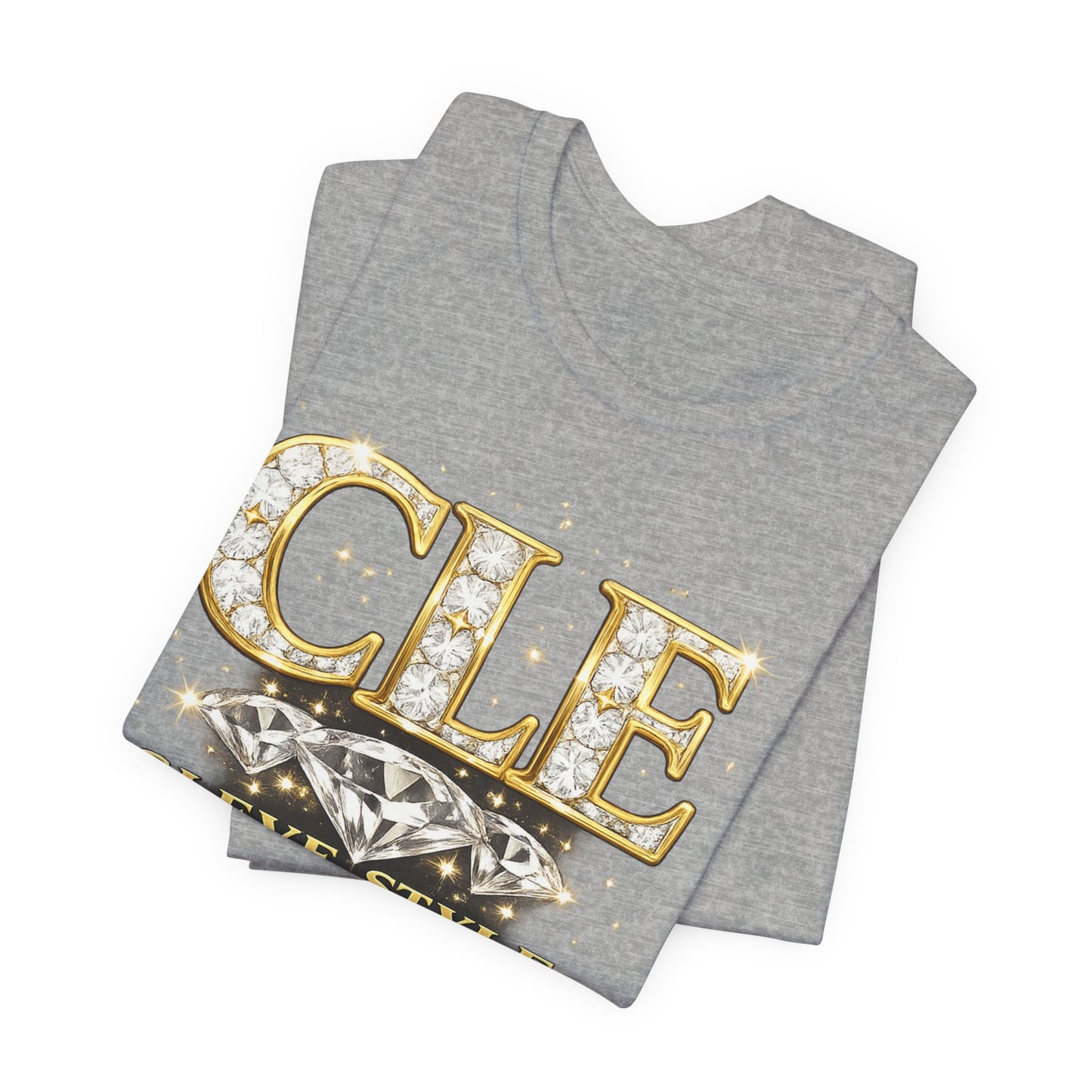 CLE Bling Tee - "Cleve Style" Diamond Graphic T-Shirt