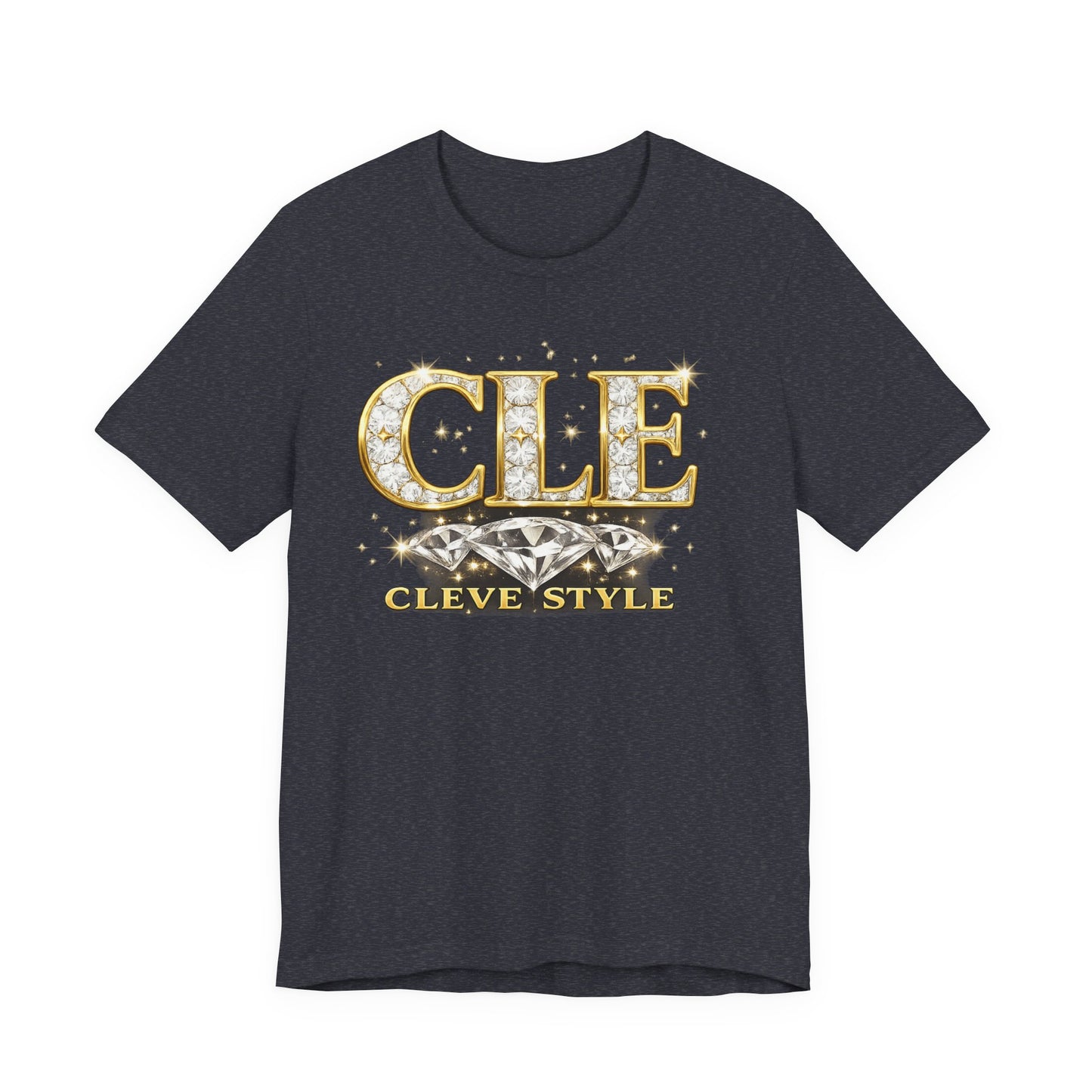 CLE Bling Tee - "Cleve Style" Diamond Graphic T-Shirt