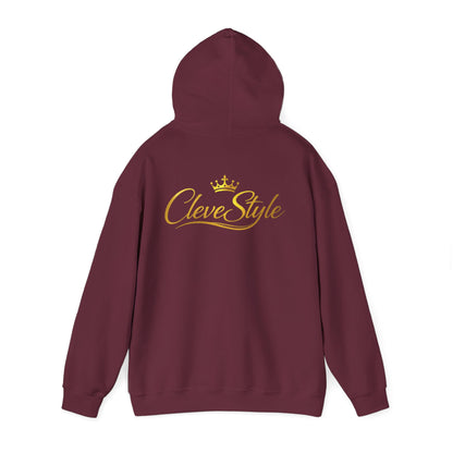 Copy of Clevestyle Gold Script Hoodie — Premium Logo Back Print