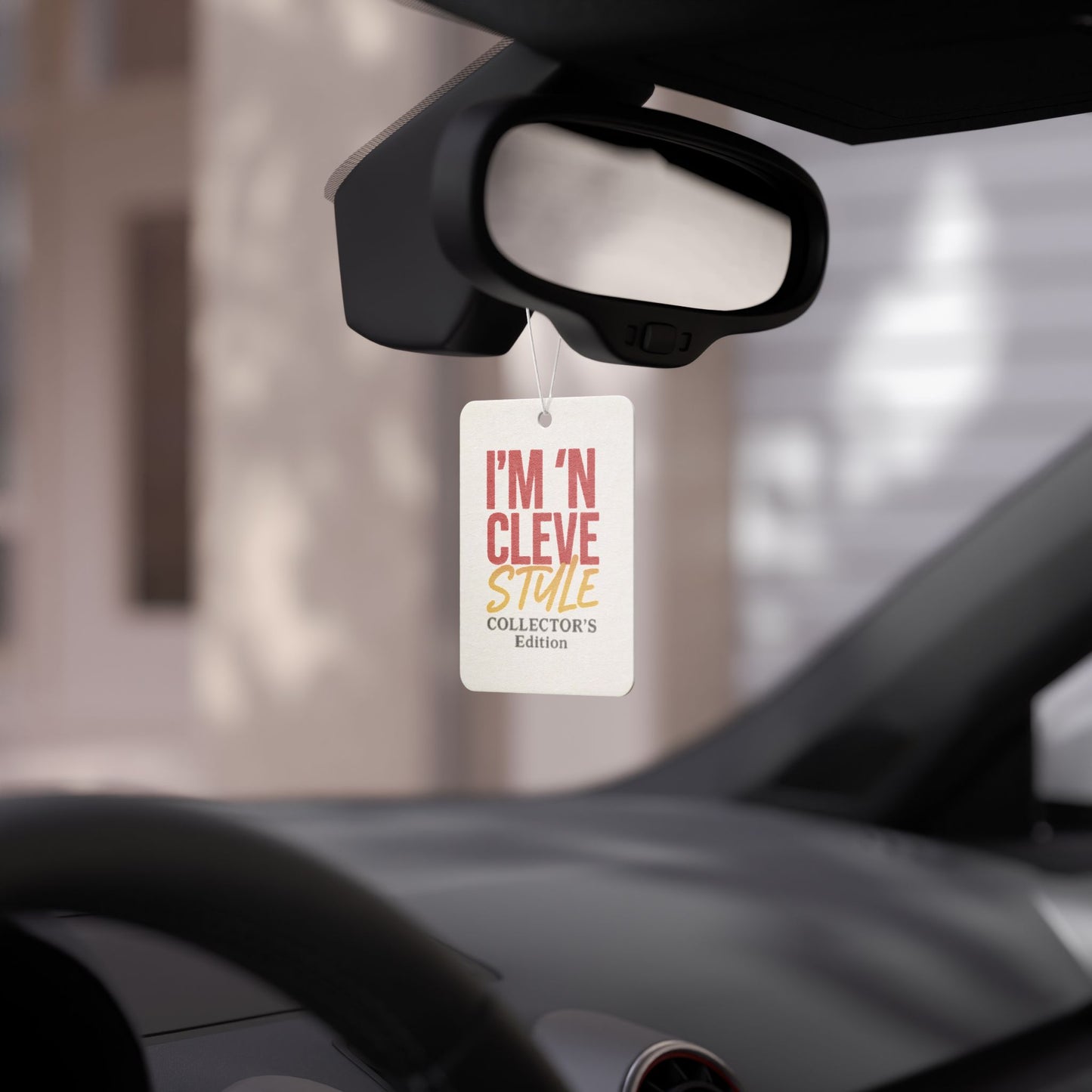 Car Air Freshener with 'I'm 'N Cleve Style' Design - Unique Aromatic Decor for Home and Auto, Collector's Edition, Gift for Friends, [...]