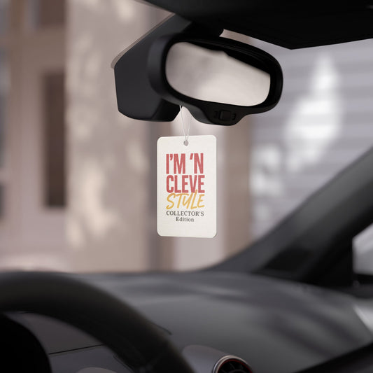 Car Air Freshener with 'I'm 'N Cleve Style' Design - Unique Aromatic Decor for Home and Auto, Collector's Edition, Gift for Friends, [...]
