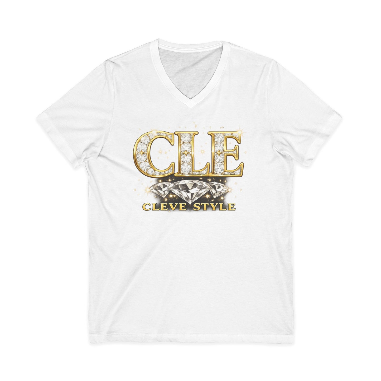 CLE 'Cleve Style' V-Neck Tee - Cleveland City Pride Graphic Shirt