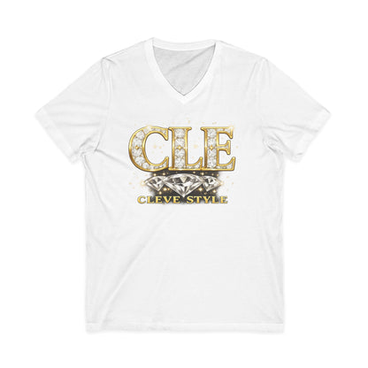 CLE 'Cleve Style' V-Neck Tee - Cleveland City Pride Graphic Shirt