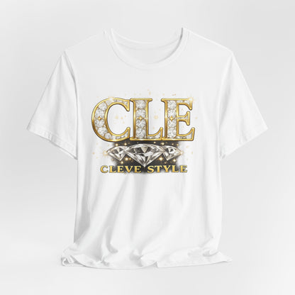 CLE Bling Tee - "Cleve Style" Diamond Graphic T-Shirt