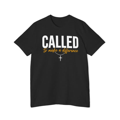 Called to Make a Difference Christian T-Shirt — Faith Cross Tee