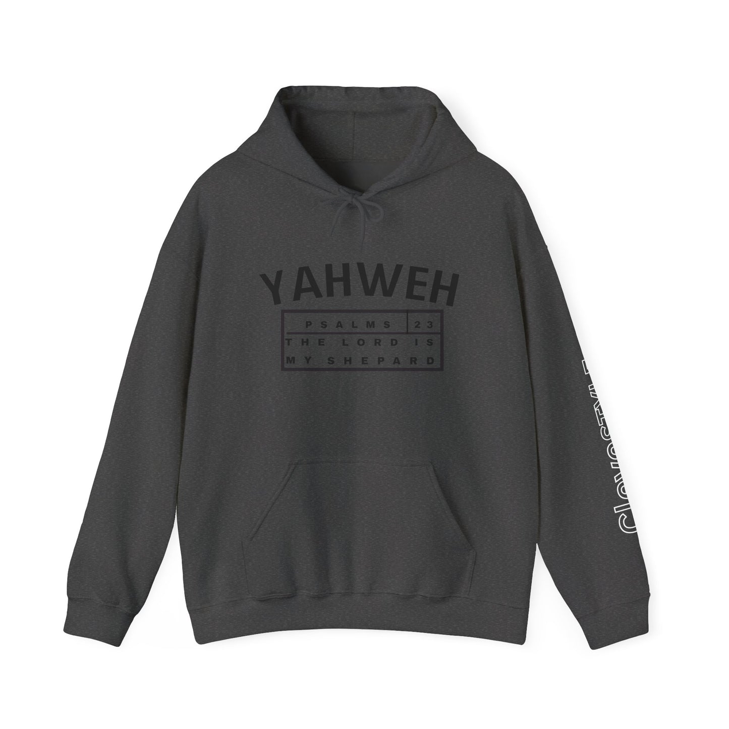 Yahweh Psalms 23 Hoodie – "The Lord is My Shepherd" Faith Sweatshirt