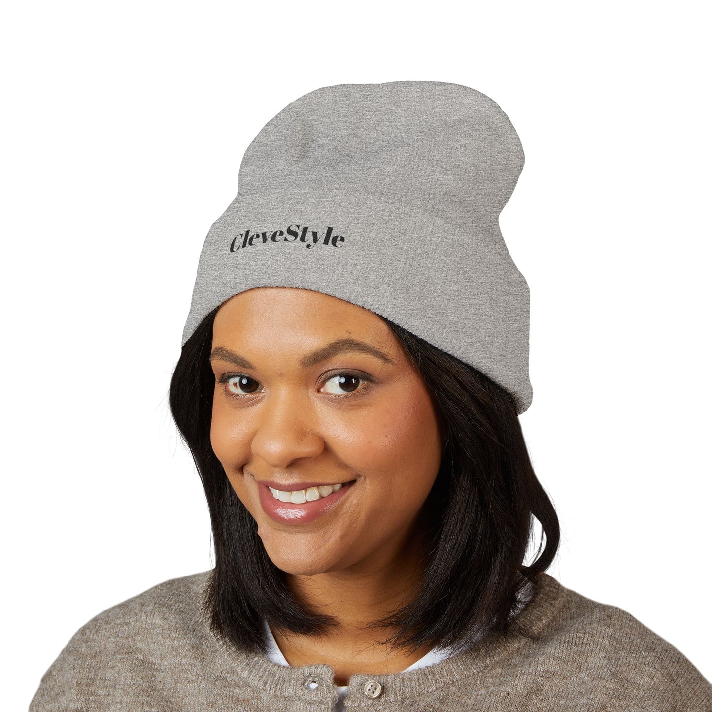 Classic Cuffed Beanie – Cozy Winter Accessory, Embroidered Gift, Fashion Beanie, Casual Headwear, Unisex Winterwear, Trendy Hat