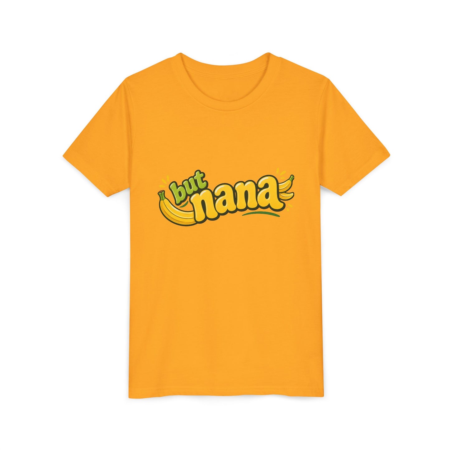 Youth Tee — "But Nana" Cute Banana Graphic Kids Shirt