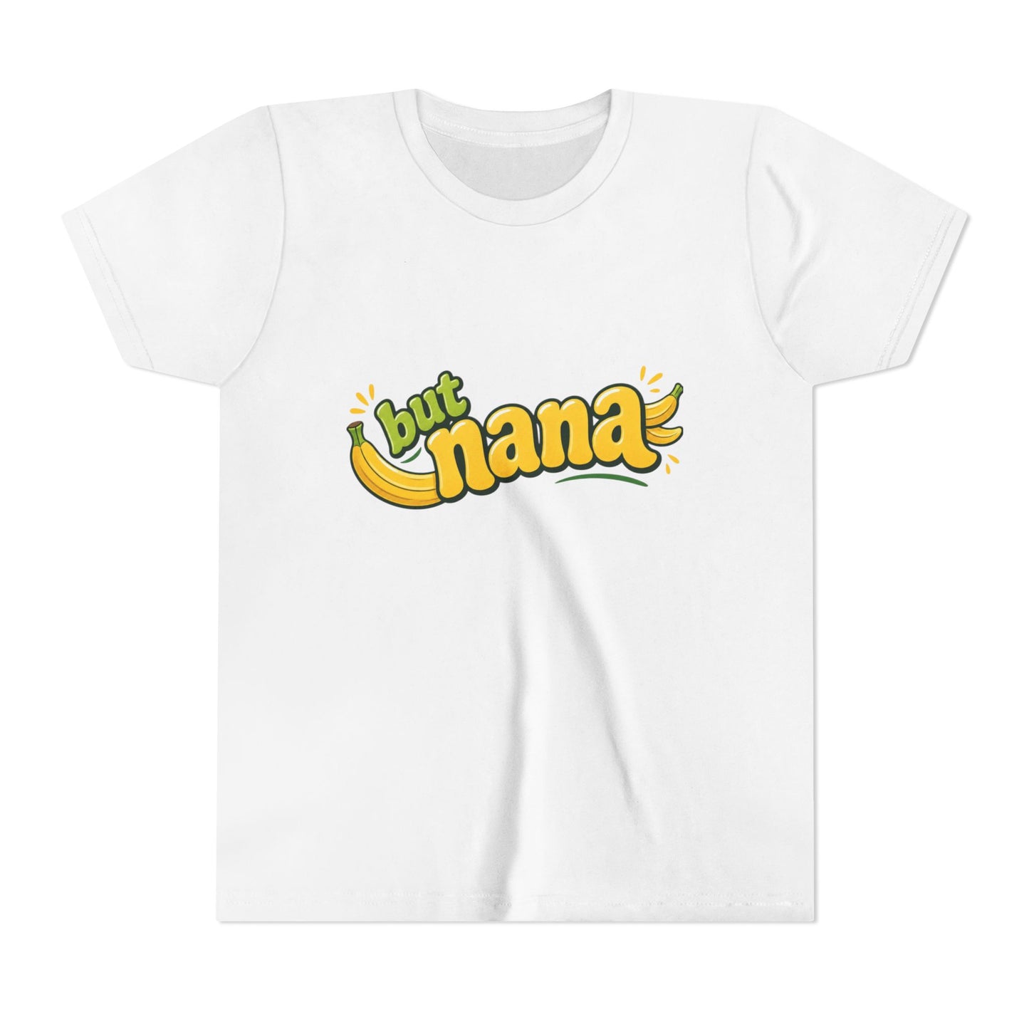 Youth Tee — "But Nana" Cute Banana Graphic Kids Shirt