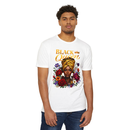Black Queen Floral T-Shirt