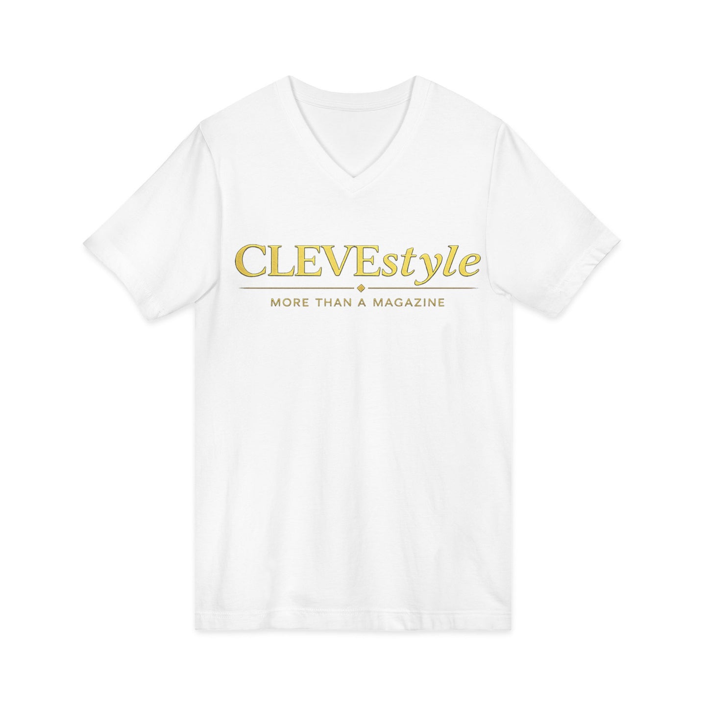 Unisex Jersey Short Sleeve V-Neck Tee