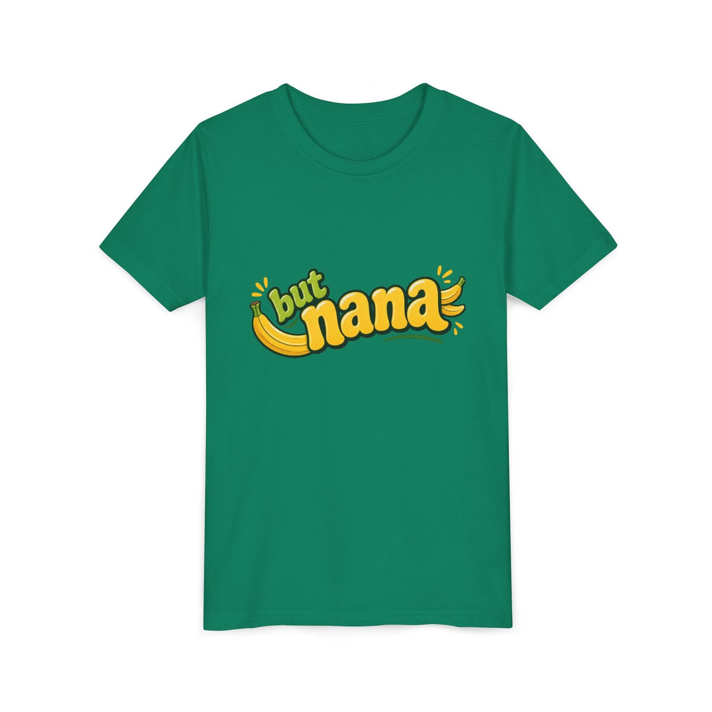 Youth Tee — "But Nana" Cute Banana Graphic Kids Shirt