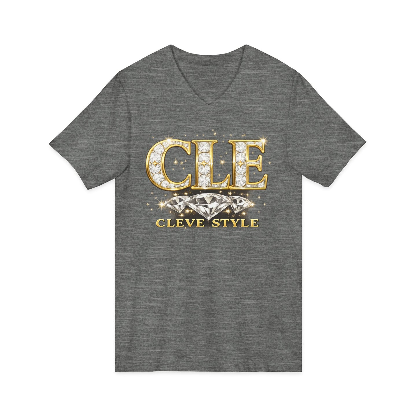 CLE 'Cleve Style' V-Neck Tee - Cleveland City Pride Graphic Shirt