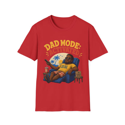 Dad Mode Activated T-Shirt – Funny Relaxed Father Graphic Tee