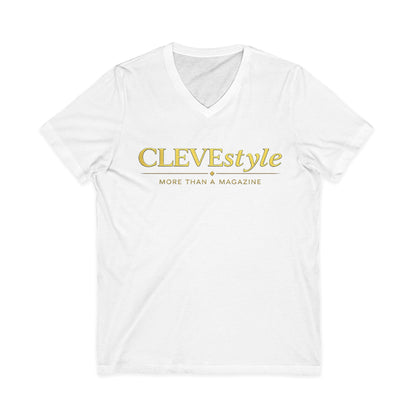 Unisex Jersey Short Sleeve V-Neck Tee