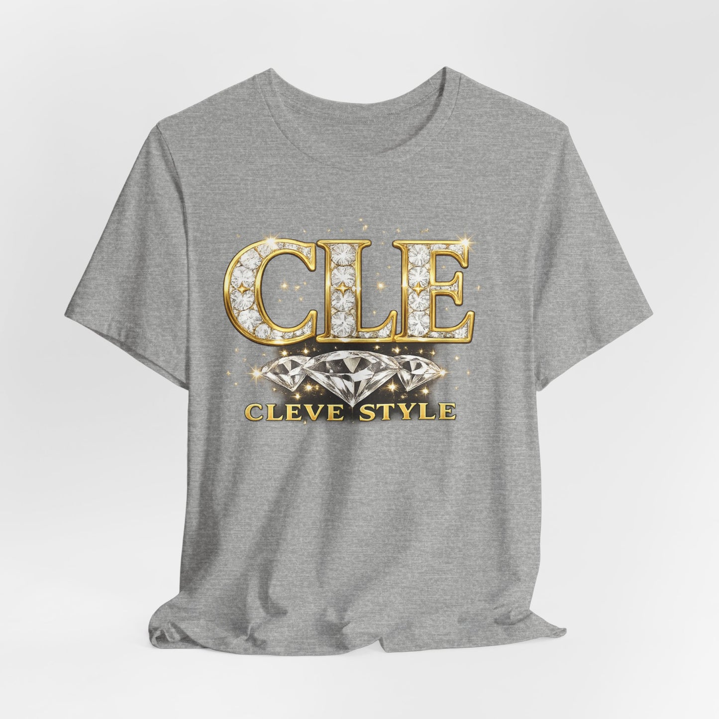 CLE Bling Tee - "Cleve Style" Diamond Graphic T-Shirt