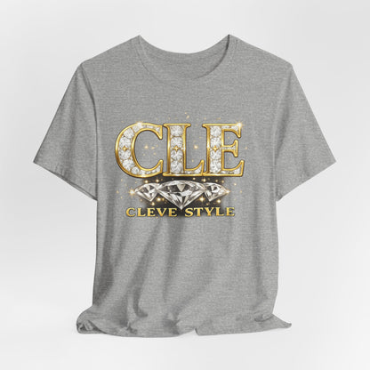 CLE Bling Tee - "Cleve Style" Diamond Graphic T-Shirt