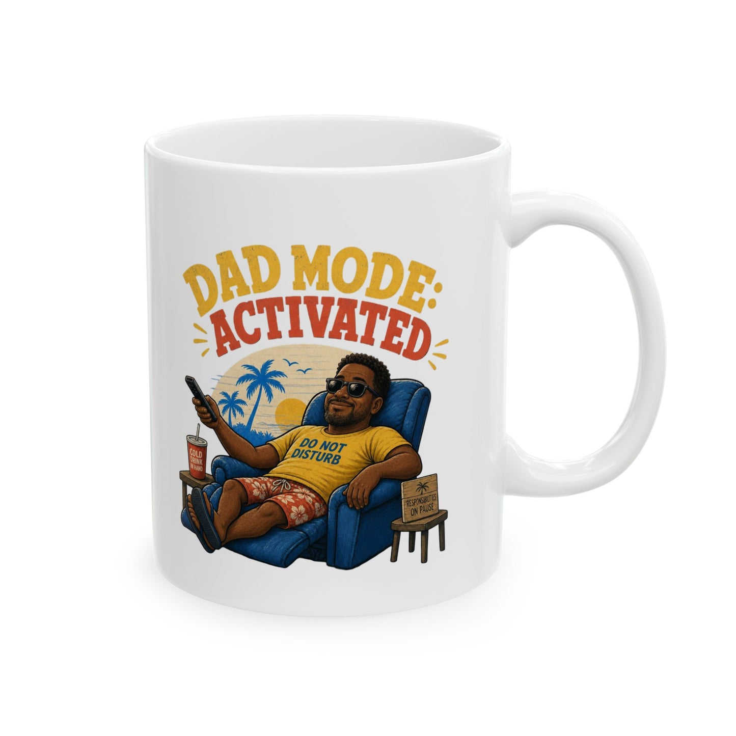 Dad Mode: Activated Mug — Funny Father’s Day Coffee Cup (11oz, 15oz)