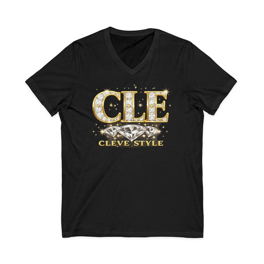 CLE 'Cleve Style' V-Neck Tee - Cleveland City Pride Graphic Shirt