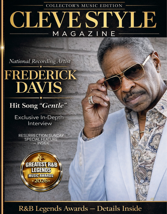 CleveStyle Magazine Collectors  Edition -Featuring  "Cleveland's Own " National Recording Artist"- Frederick Davis
